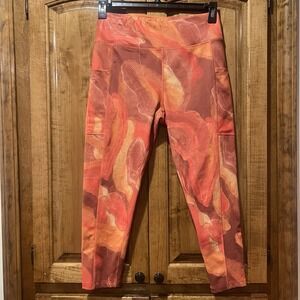 Live Well Active Ladies Leggings With Pockets Size M Activewear,‎ Workout, Yoga